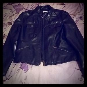 Faux Leather Jacket